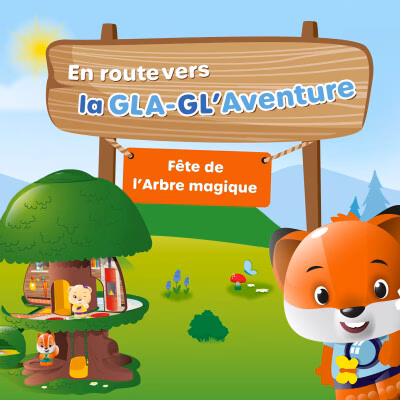 couverture d'un contenu pour enfants, illustré par un renard